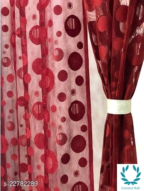 Fashionable  Net Curtain & Sheer - 6 Feet