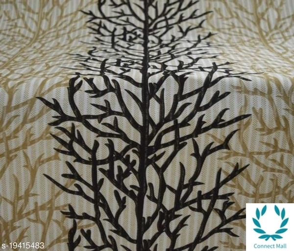 Set of 2 Floral Supremo Window Curtains(4x5 ft) - 5 Feet