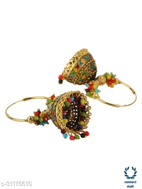 Trendy Designer Oxidized Latest Partywear Traditional Ethnic wear Jhumka(Earrings)