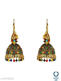 Trendy Designer Oxidized Latest Partywear Traditional Ethnic wear Jhumka(Earrings)