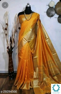 Cotton Zari Woven Sarees - Cream