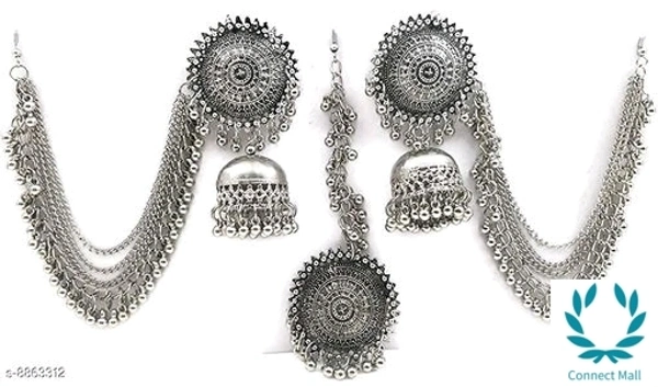 Beautiful Women's Earrings & Studs Base  - Black Pearl 