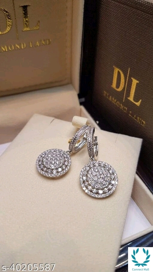 AD Studded Round Latkan Fancy Earring 