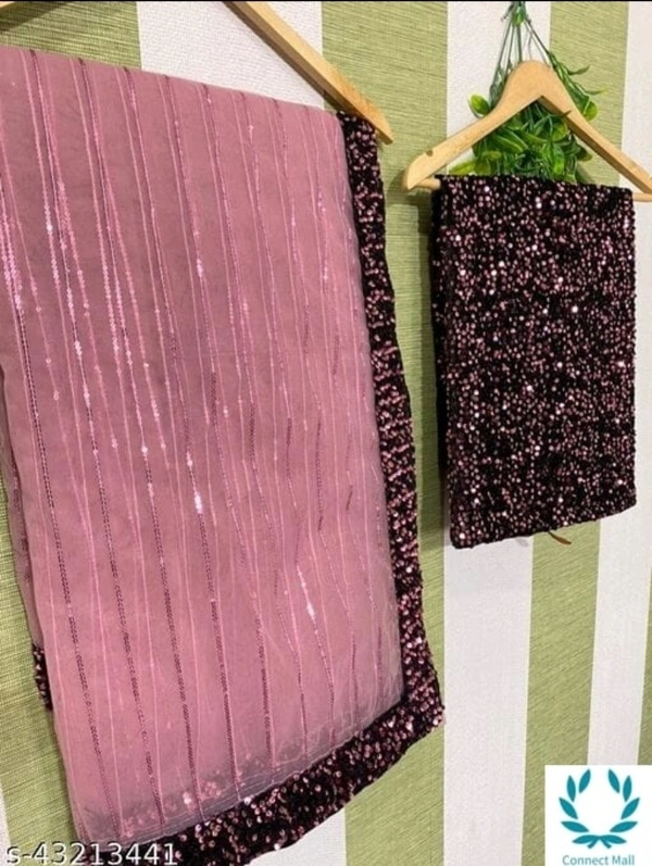 NEW SEQUENCE SAREES  - Pink