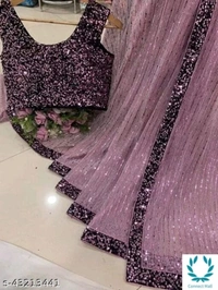 NEW SEQUENCE SAREES  - Pink