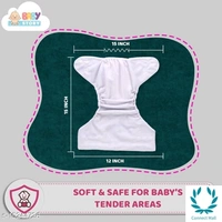 Baby Diaper - Pack of 1 Reusable Diapers - Free Size, Orange