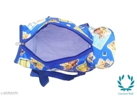 Little Fingers Born Multifunctional new born baby diaper Nappy bag/Diaper Bag/Mother bag with 2 Bottle holders-Very Useful for Mothers Nursery Bag - Blue