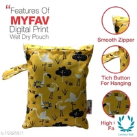 Multi Purpose Diaper Bag Combo of 3 - Pattern 2