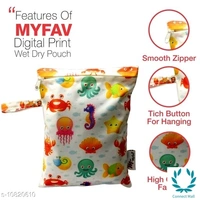 Multi Purpose Diaper Bag Combo of 3 - Pattern 5