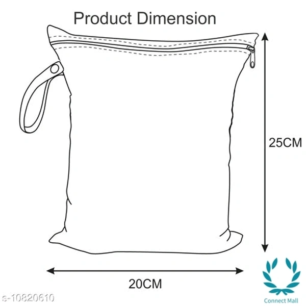 Multi Purpose Diaper Bag Combo of 3 - Pattern 5
