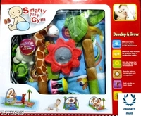 Baby Soft play Gym with Cozy matt & Cute Soft Hanging Toys For 0-18 Months - 1 Piece 