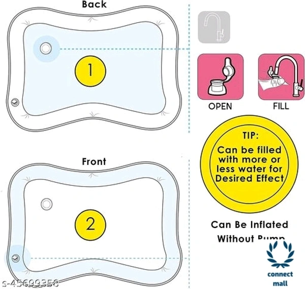 Baby Kids Water Play Mat Toy  For 1-2 Yrs Infant - 1 Piece