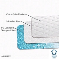 Threadwork Fitted King Size Double bed (72×78  inch ) Waterproof Mattress Protector - 1 Piece