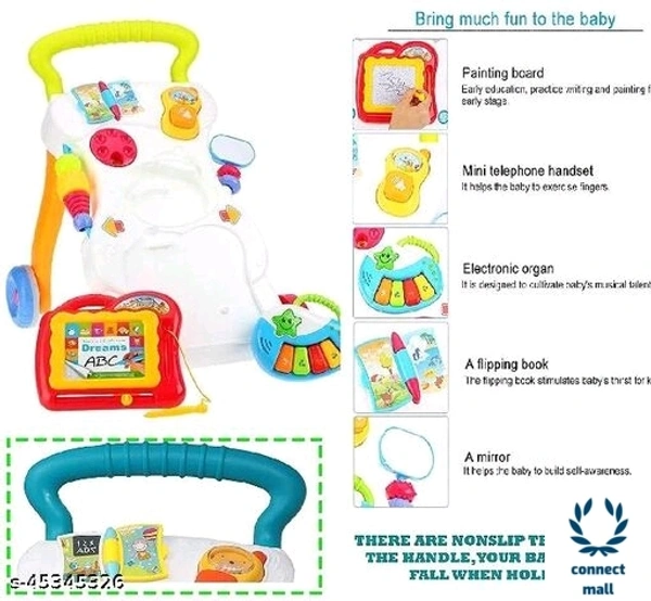 3 in 1 Classy Kids Toy Walker for Both Boy and Girl, 9 Months -1.5 months - 1 Piece