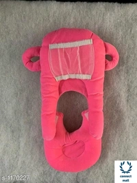 Trendy Baby Feeder With Neck Pillow - Pink