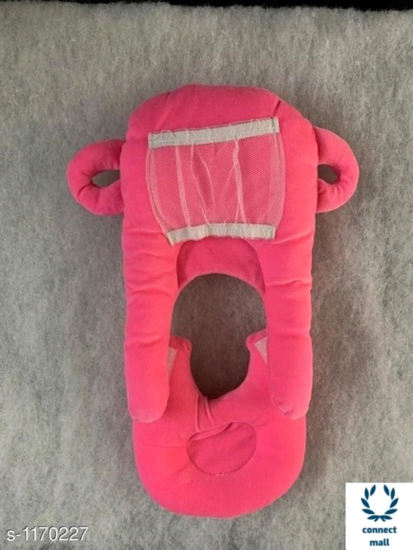 Trendy Baby Feeder With Neck Pillow - Pink