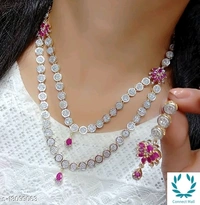 Shimmering Fancy Jewellery Sets - Alloy, American DImond, pack of 1