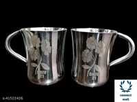 Stainless Steel Coffee/Tea  6 Mug 325 ml - 6 pieces in  1 Pack