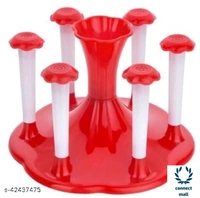 *Stylish  Glass  Spoon  Cutlery Organiser for  6 Glass Stand  Holder* - 1 Piece , Pink