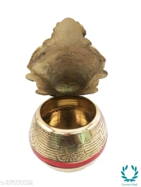 Brass Pooja Kalash / Pooja Lota Lakshmi Mukha - Brass