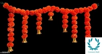 Artificial Flower Toran 3.5 Feet  - ORANGE