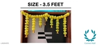 Artificial Flower Toran 3.5 Feet  - YELLOW 