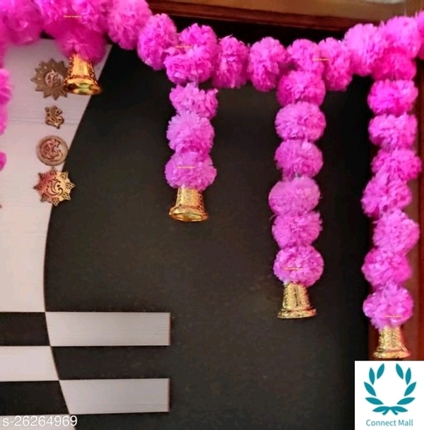 Artificial Flower Toran 3.5 Feet  - PINK