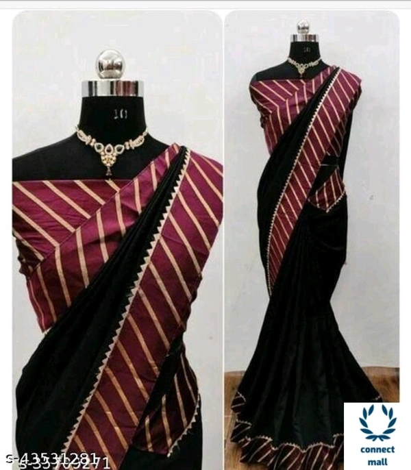 ABHISARIKA  Silk Jacquard Saree   - Marroon, Silk, 3