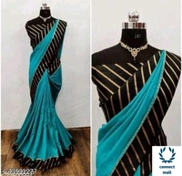 ABHISARIKA  Silk Jacquard Saree   - Sky Blue, Silk, 3