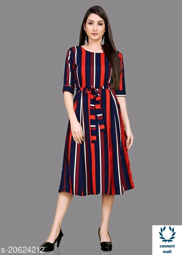 ColourBlockd  Design   Short Sleeves Dress   ForWomen   - Black & White , XL