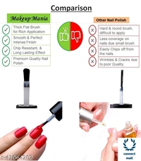 Makeup Mania Nail Polish  Set of 12 pcs,  Nail Paint of 6 ml × 12 pcs, Multicolour Combo Set No.105 - Set of 12 Pieces, set 150