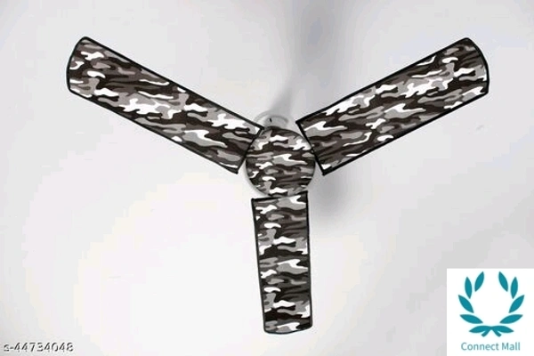 Waterproof & Dustproof Three Blade Fan Cover With 1 Motor Cover 