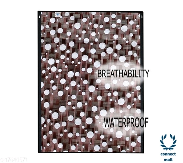 New Fashion  Brown Check Printed Washing Machine Cover For IFB(Front Loading) 8.5 kg - Brown, (Length ×Breadth×Height)68cm × 68cm×90 cm 