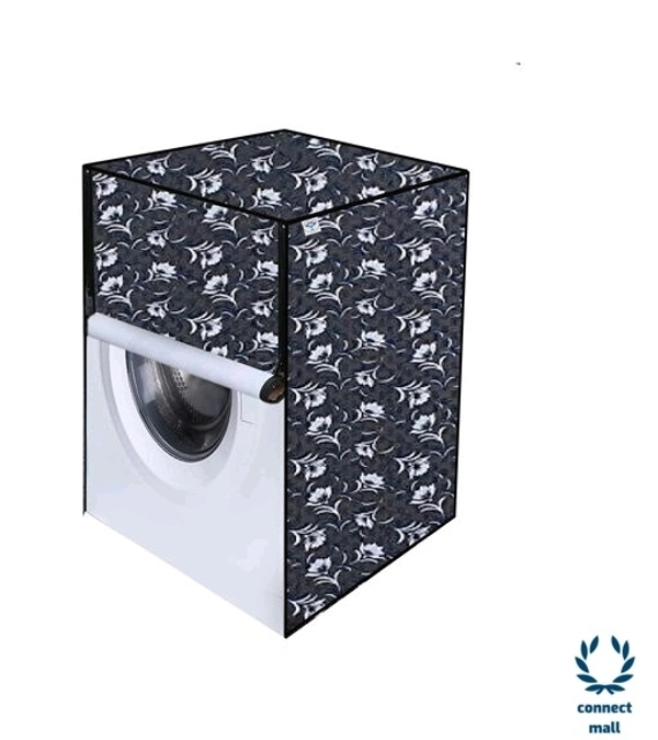 New Fashion  Brown Check Printed Washing Machine Cover For IFB(Front Loading) 8.5 kg - GRAY, 56cm×65cm×87cm