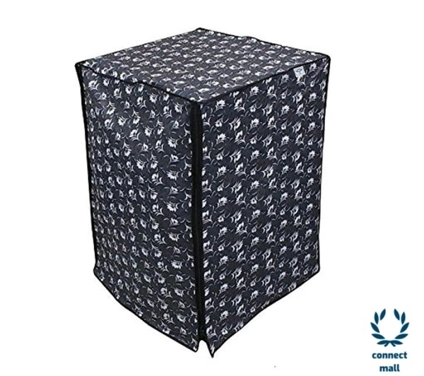 New Fashion  Brown Check Printed Washing Machine Cover For IFB(Front Loading) 8.5 kg - GRAY, 56cm×65cm×87cm