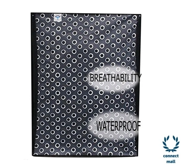 New Fashion  Brown Check Printed Washing Machine Cover For IFB(Front Loading) 8.5 kg - Gray , 68cm×68cm×90cm