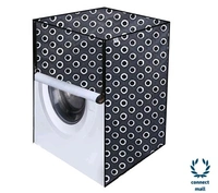 New Fashion  Brown Check Printed Washing Machine Cover For IFB(Front Loading) 8.5 kg - Gray , 68cm×68cm×90cm