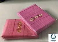100% Comfy Cotton  Bath Towel Combo Set pack of 2  - Pink & Maroon