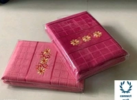 100% Comfy Cotton  Bath Towel Combo Set pack of 2  - Pink & Maroon