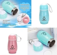 Penguin Thermos Water Bottle Steel Vaccum Cup Flasks for Kids, (Random Colour) Penguin Water Bottle Multicolour (150ml)