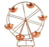 AAMAYA DECORS Handicraft  Carrosolle Design Tealight Candle/Diya Holder