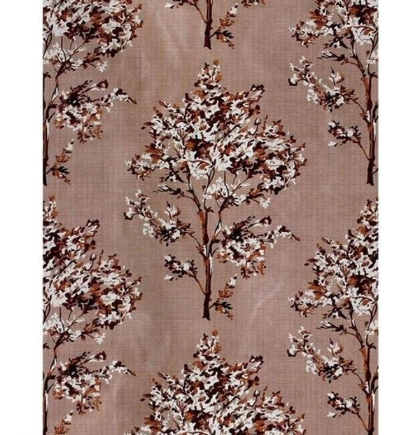 3D Printed Polyester  Room Darkening 7Feet Door length Pack of 3 Room/Living Curtains 