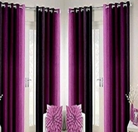 STAMEN  Room Darkening 4 Different  Sizes Full Length Fancy Modern Door Curtain Pack of 4 - 5 Feet