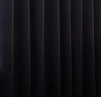 GARG TRAD  Polyester  Black Plain  Day / Night Room Darkening  For Window Door  Room/Living Room Curtain Pack of 1 - 5 Feet