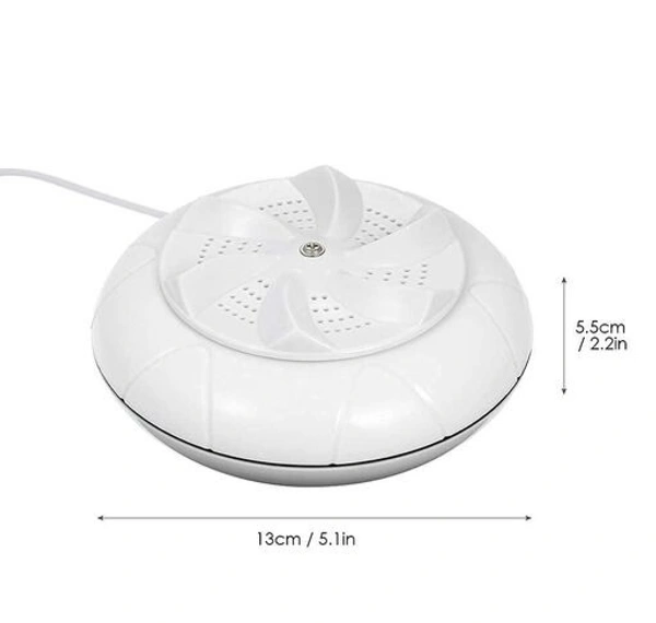Mini Portable Washing Machine* with Rotating *Ultrasonic Turbine Washer* with *USB Charging* - Convenient for Travel, Home, Business Trip