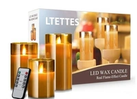 Royal Candle Flameless LED CANDLE with Timer Remote Controller