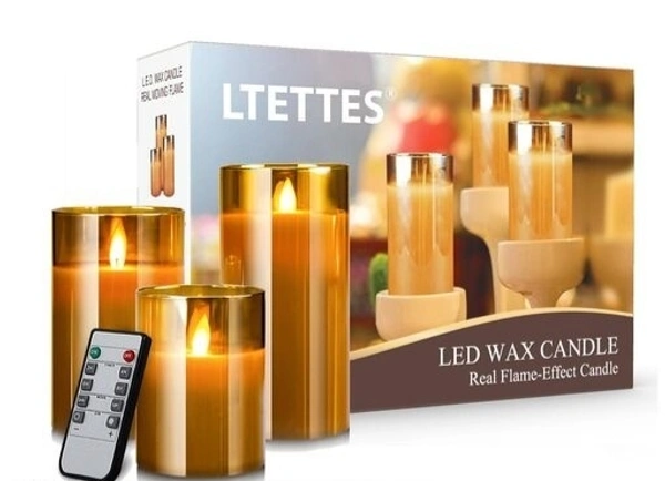 Royal Candle Flameless LED CANDLE with Timer Remote Controller