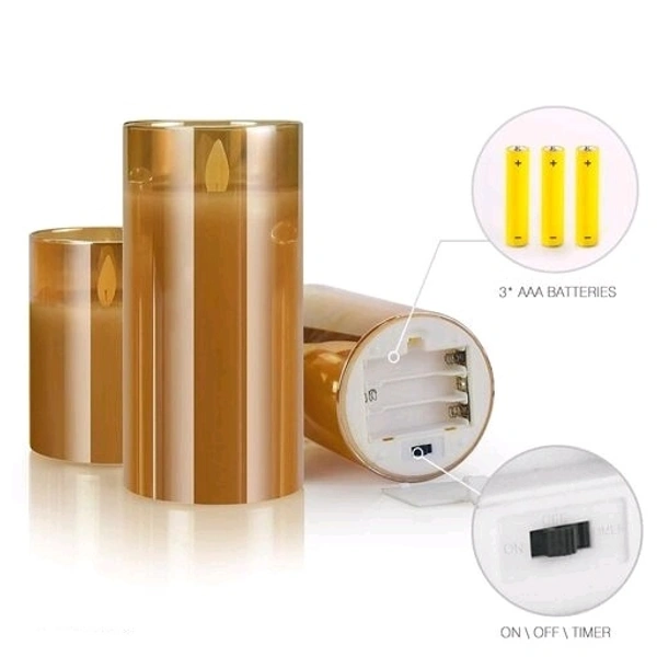 Royal Candle Flameless LED CANDLE with Timer Remote Controller