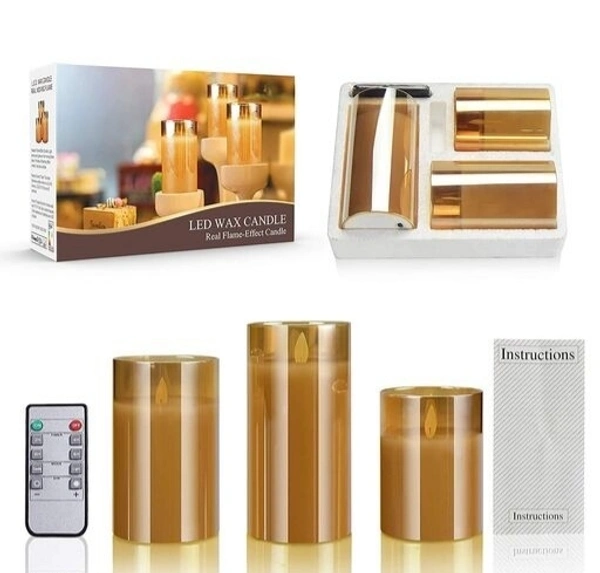 Royal Candle Flameless LED CANDLE with Timer Remote Controller