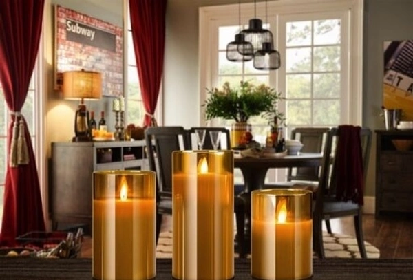 Royal Candle Flameless LED CANDLE with Timer Remote Controller